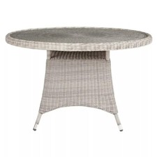 John Lewis Dante 4 Seat Garden Dining Table Round Glass Top