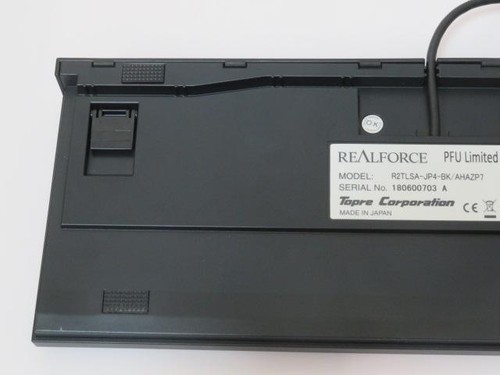 Topre REALFORCE R2TLSA-US4-BK PFU Limited Edition keyboard Black Used - Picture 2 of 10