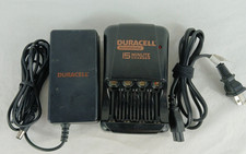 Cargador de batería recargable de 15 minutos DURACELL con adaptador de corriente CEF15NC probado