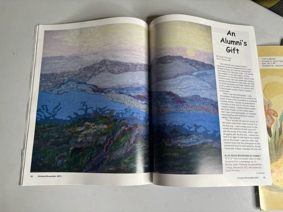 LOT x 3 ATHA Art of Rug Hooking 1991 2011 Traditional Hooking Artists Paperback - Image 4 of 4