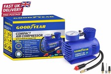 good year car tyre air compressor pump bike cycle compact 3m cord 12v inflator