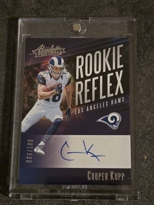 2017 Panini Absolute Rookie Reflex Signatures C Kupp #RR-CK /100 RC HOF? NF M/NM
