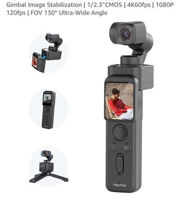 Feiyu Pocket 3 Kit Handheld 4K Vlogging Camera |