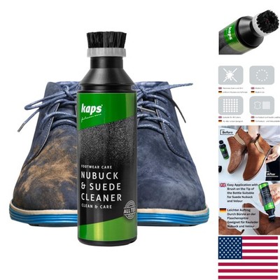 Effective Nubuck & Suede Cleaning Solution with Brush - 75ml, Neutral Shade