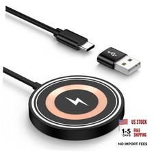 Wireless Charger for Samsung 15W Magnetic Wireless Charger Magnet Fast Black