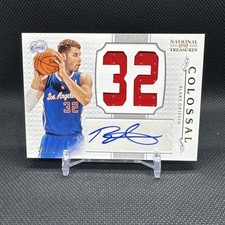 2012-13 National Treasures Colossal Number Material Auto Blake Griffin /25