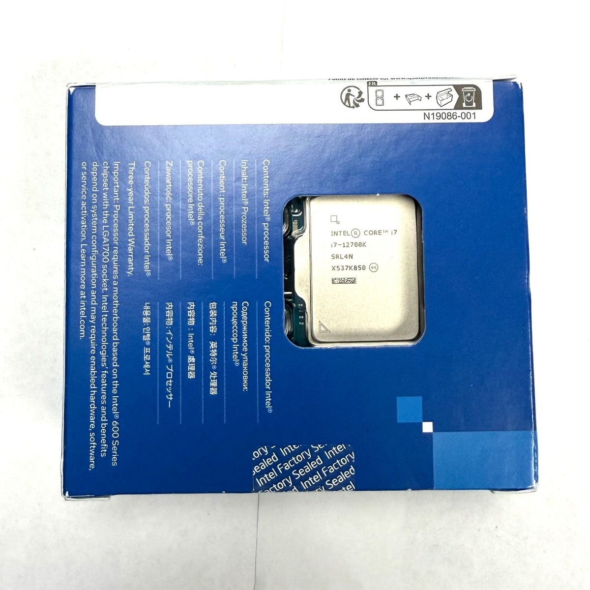 Intel Core i7-12700K CPU LGA 1700　動作未確認 Intel Core i7-12700K 動作未確認｜Yahoo!フリマ（旧PayPayフリマ）