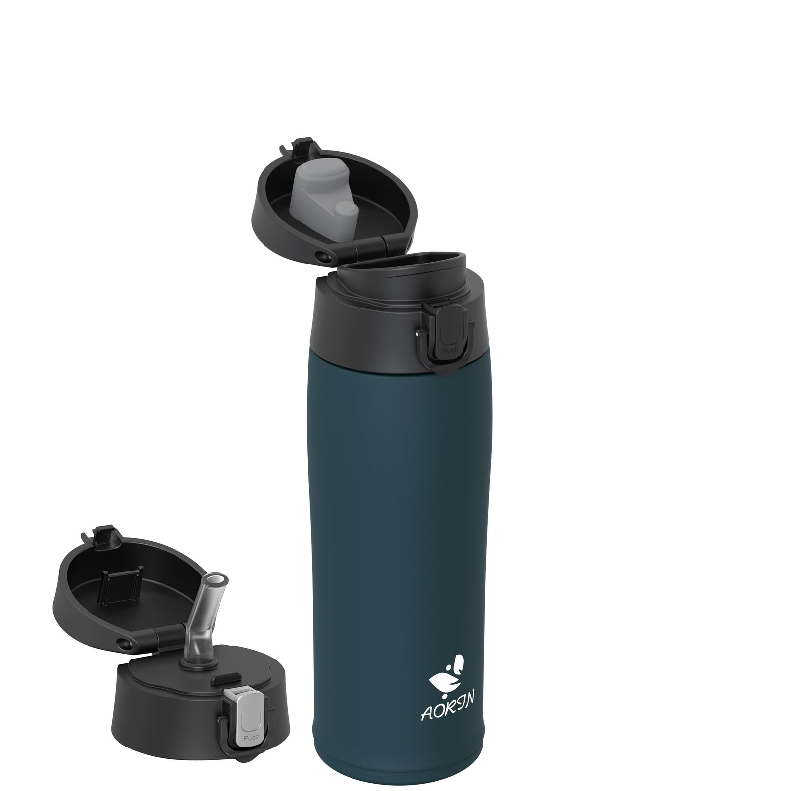 Bouteille isotherme 500ml double paroi maintien 24h froid et 12h chaud