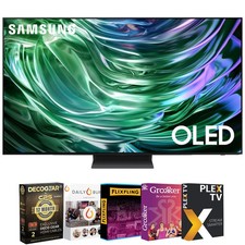 Samsung 65 Inch OLED 4K Smart TV 2024 + 12 Month Protection & Movies Streaming