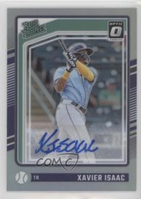 2024 Panini Donruss Optic Rated Prospects Signatures Xavier Isaac #123 Auto pe8