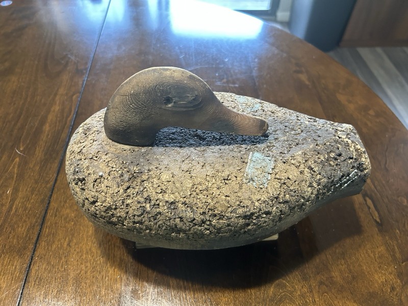 ***ORIGINAL PAINT*** CORK/WOOD ANTIQUE DECOY, RARE!