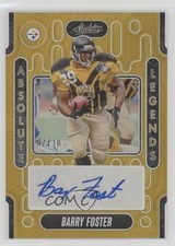 2024 Panini Absolute Legends Signatures Gold /10 Barry Foster #ALS-BFR Auto lz7