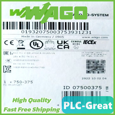 1PC WAGO 750-375 EXPEDITED SHIPPING #V5PLC Top-Seller