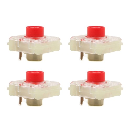 4 niskoprofilowy przełącznik MX RGB czerwony / srebrny przełącznik do klawiatury mechanicznej - Zdjęcie 10 z 10