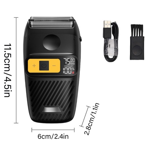 Rechargeable Electric Shaving Tool Small Shavers Present for Father and Husband - Picture 8 of 8