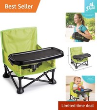 Summer Pop 'N Sit 3-in-1 Portable Booster and Floor Seat for Kids 6 Mos - 3 Yrs