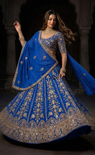 Indian Wedding Lehenga Choli Bollywood Party Bridal Pakistani Ethnic Lengha Wear