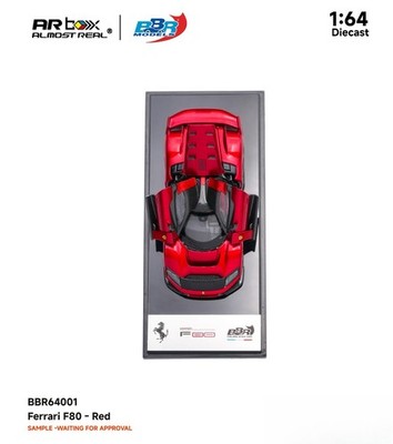 AR Box BBR 1:64 Ferrari F80 Classic Red Full Opening HEC Beijing
