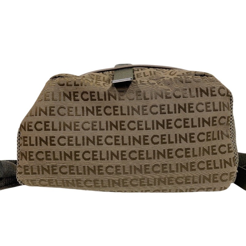 CELINE Medium Tracking Backpack 198462 Nylon Khak… - image 4