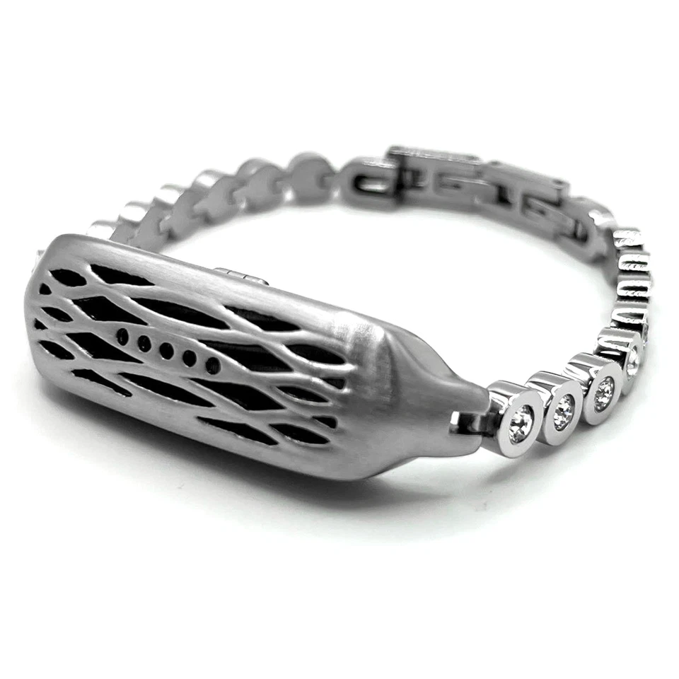 Metallhohles Strass-Uhrenarmband-Armband für Fitbit Flex 2-Halter-Armband - Bild 3 von 4