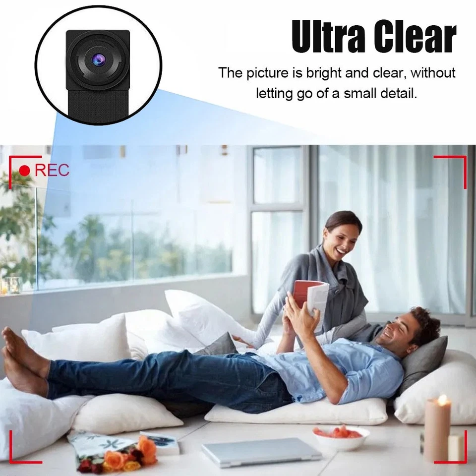 Nachtsicht Überwachungskamera HD 1080P Mini Wifi IP Camera Wlan CCTV Kamera - Bild 4 von 4