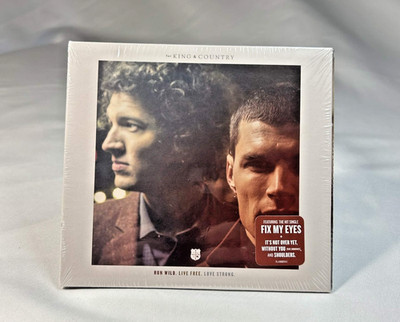Sealed Run Wild Live Free Love Strong by for King & Country CD with Hype Sticker