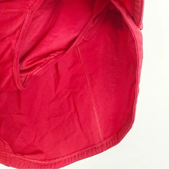 "Lululemon Speed Up Corto Largo 4"" Rojo Oscuro Swift Talla 6" Foto 2 de 4