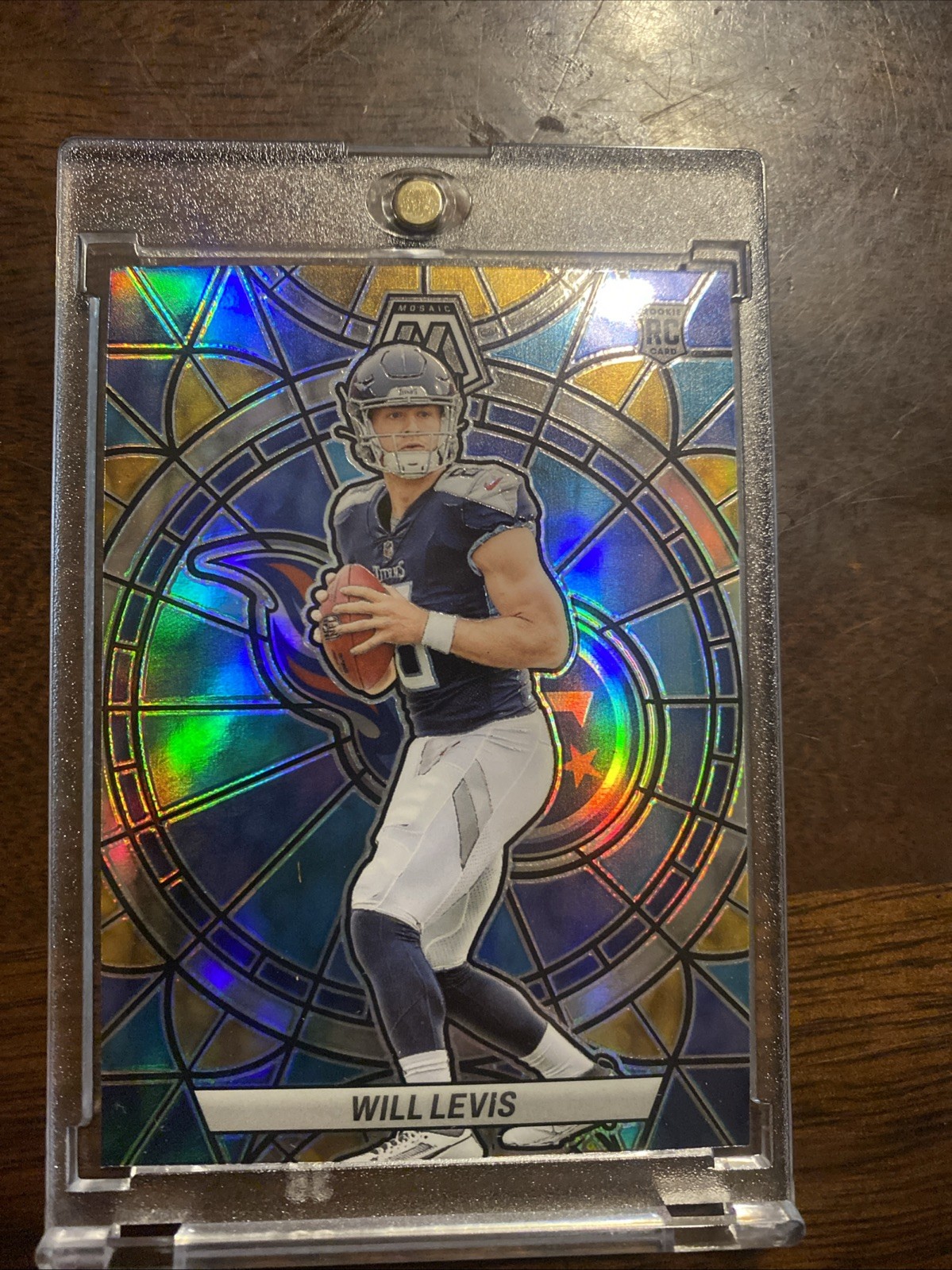 2023 Panini Mosaic Will Levis Stained Glass Rookie SSP RC #SG-24