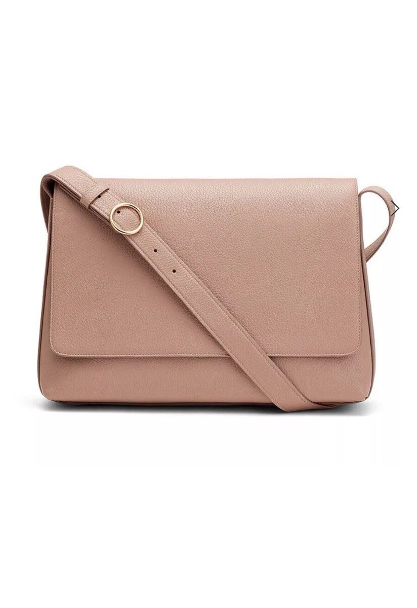 Cuyana 13-Inch Messenger Pebble Leather Bag | eBay