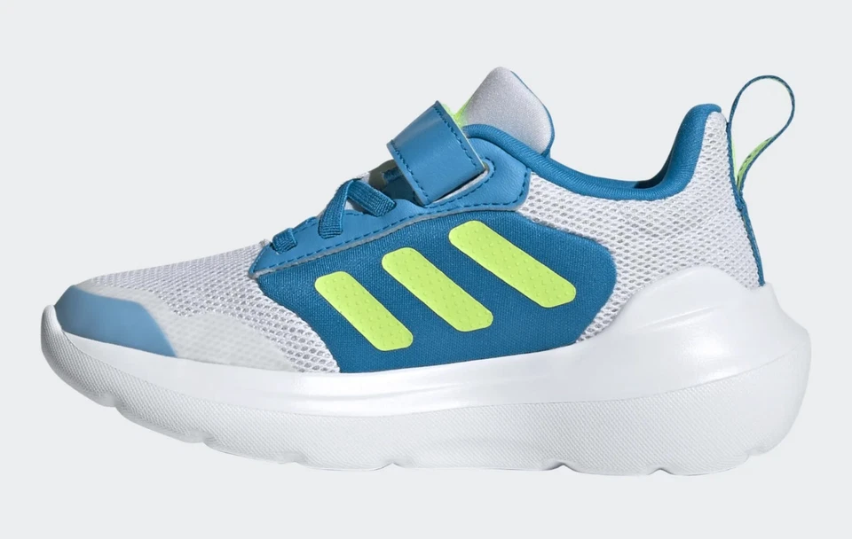 SCARPE BAMBINO/BAMBINA ADIDAS TENSAUR RUN 3.0 JQ4850 col. grigio/turchese/giallo - Immagine 3 di 4