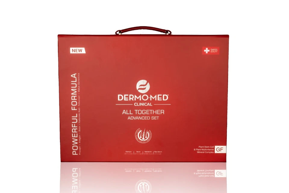 Dermomed Clinical 4 Meses Anti Pérdida de Cabello, Después del Trasplante de Cabello Conjunto Avanzado Foto 3 de 4