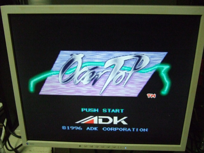 SNK NEO GEO AES Over Top ROM 1996 ADK Game Software Convert From
