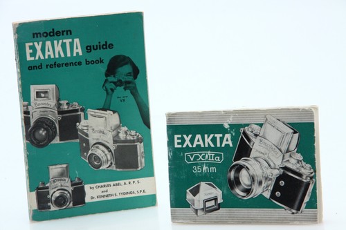 Modern EXAKTA guida e libretto di riferimento 1952 & VXIIa manuale istruzioni ORIGINALE