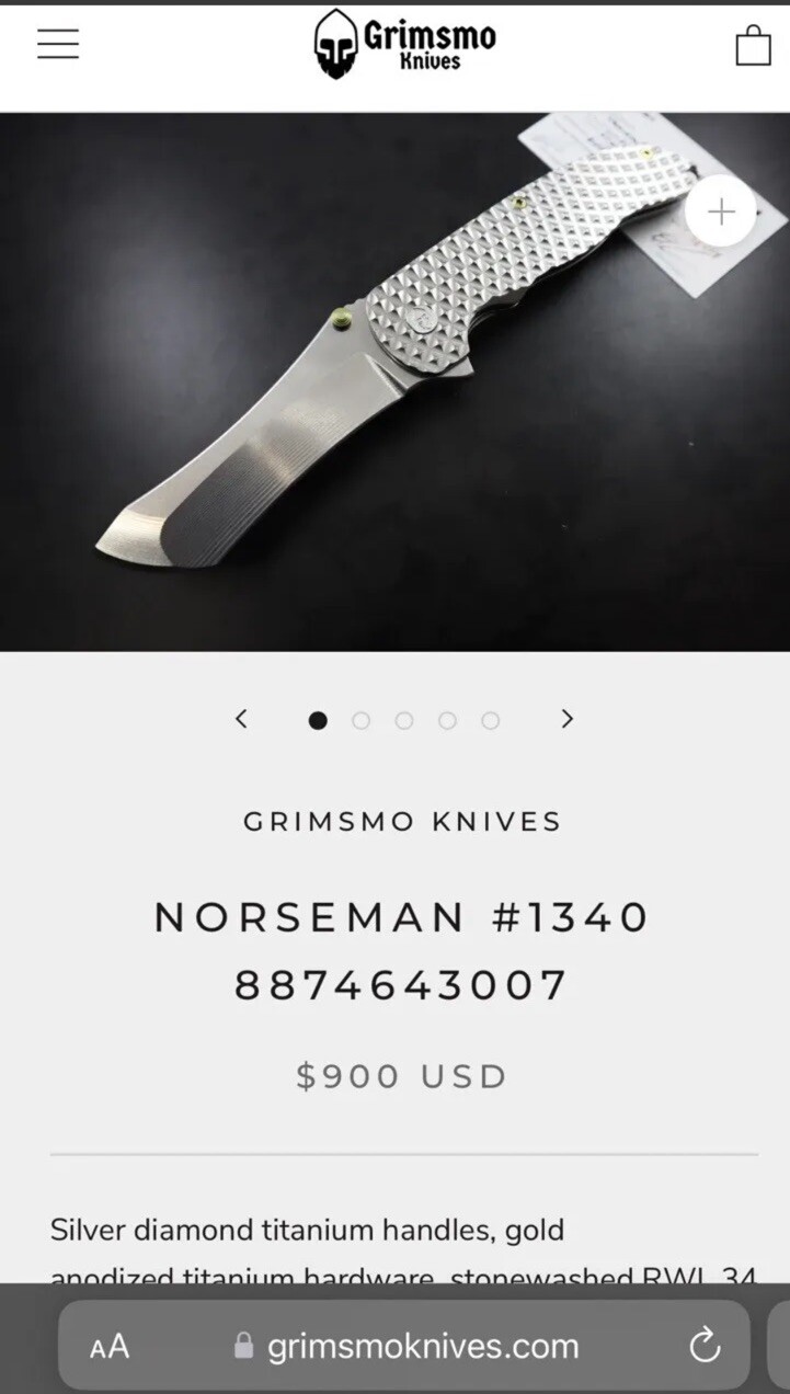 Grimsmo Norseman 1340 Beautiful Knife At A Great Price eBay