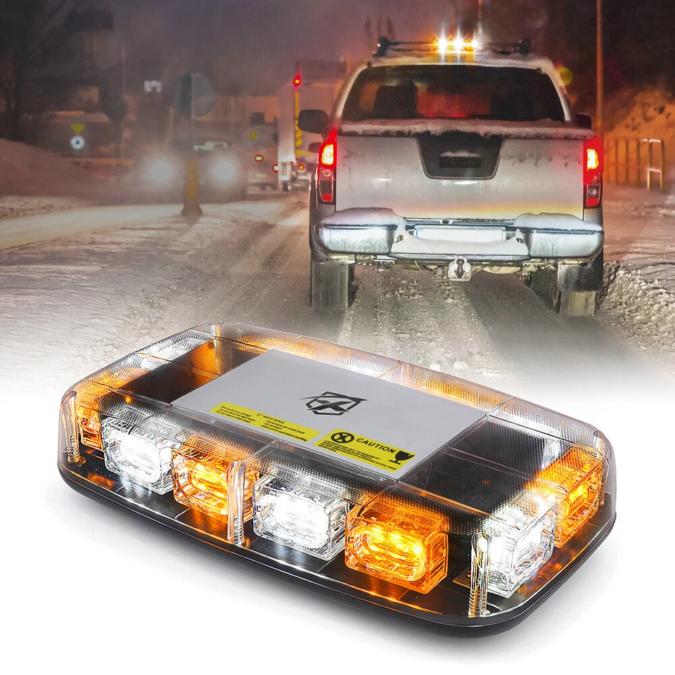 Xprite 72 LEDS Luz Estroboscópica Baliza Coche Camión Techo Advertencia de Seguridad de Emergencia Foto 2 de 4