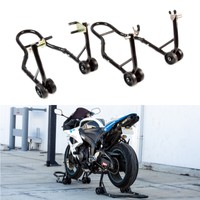Motorcycle Stand Front Rear Wheel Bike Lift Swingarm Paddock Spool Red Mount on sale Motorcycle Stand Front Rear Wheel Bike Lift Swingarm Paddock Spool Red Mount on sale