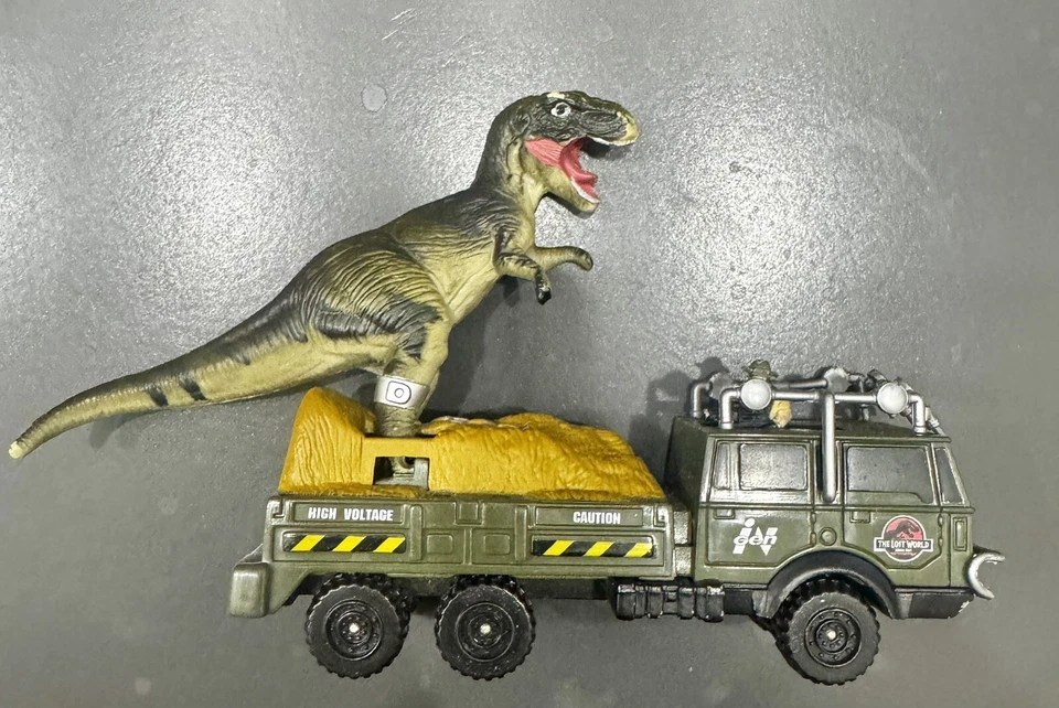 Jurassic Park The Lost World 1997 火柴盒 RageRig 移动 TRex 压铸卡车 — 第 2/4 张图片