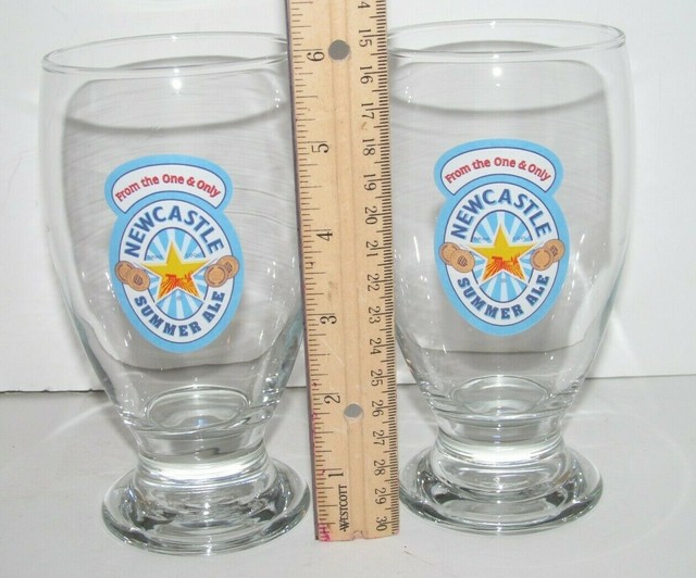 2 NEWCASTLE SUMMER ALE From The One & Only Pint Beer Glasses eBay