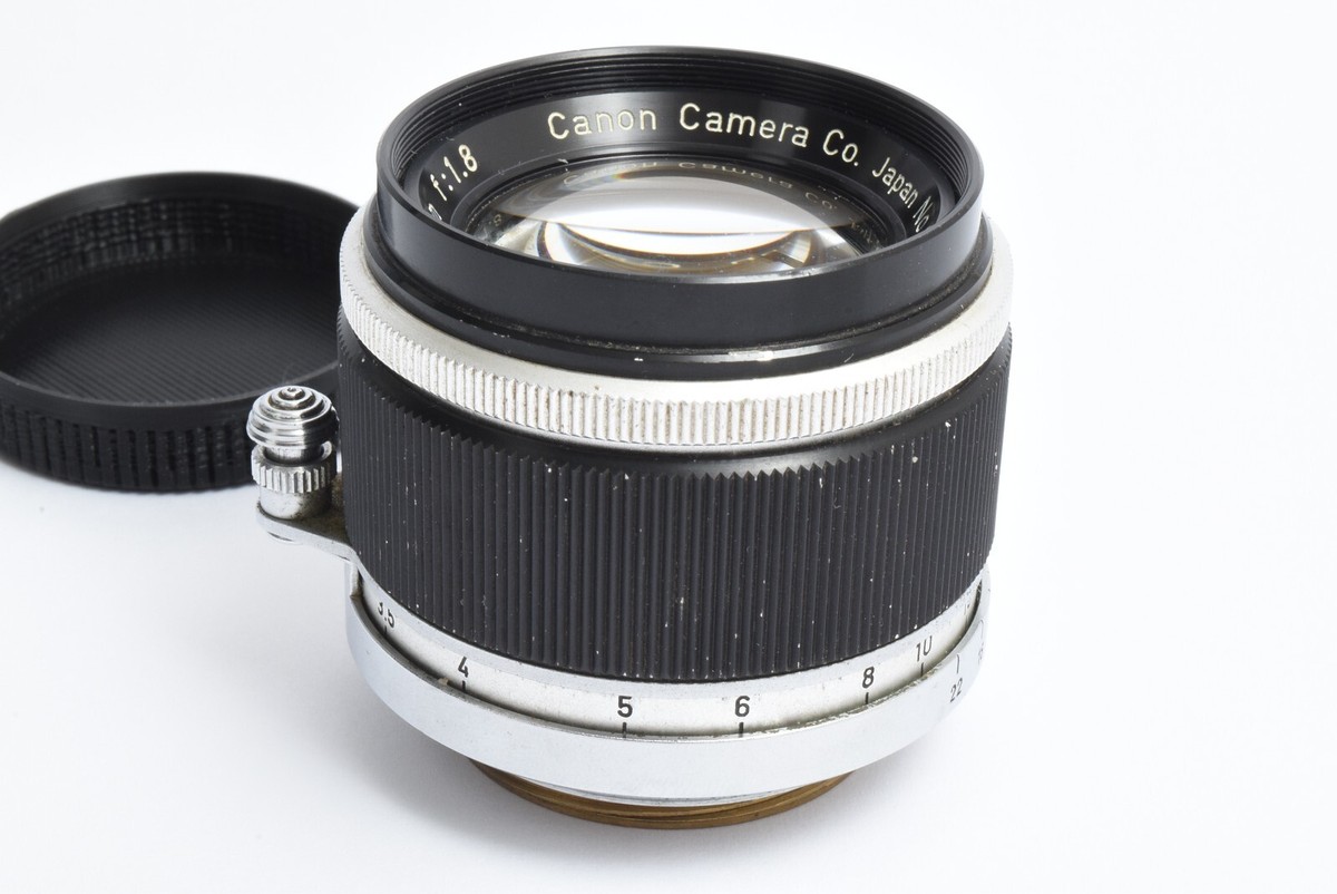 CANON lens 50mm/F1.8 Leica 39mm LTM screw mount 158-30-3 CANON lens 50mm/F1.8 Leica 39mm LTM screw mount 158-30-3