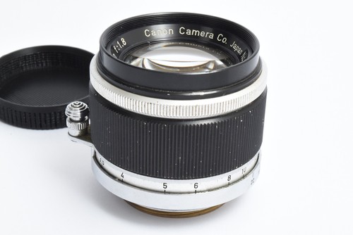 CANON lens 50mm/F1.8 Leica 39mm LTM screw mount 158-30-3 #210059 mtd 250407 - Picture 5 of 7