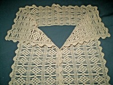 Antiques Beautiful Women's collar crochet lace big collar