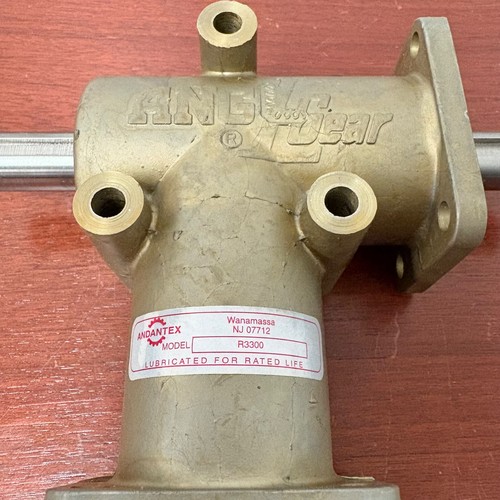 AnglGear Andantex Right-Angle Gear Drive - Model #R3300, 1:1 Ratio, Double-Shaft - Picture 4 of 12