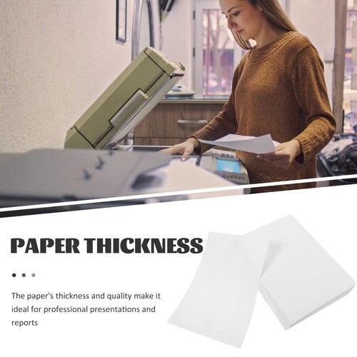 500 Sheets A5 -Druckpapier Büro Leeres Malpapier Weißes Druckerpapier - Photo 2/12