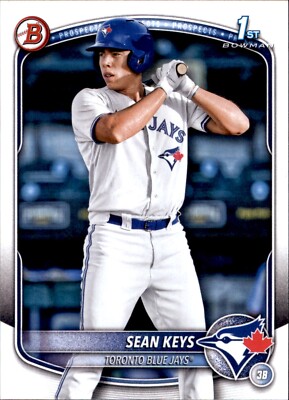 SEAN KEYS  BLUE JAYS   RC 1st card  2025 BOWMAN PROSPECTS #BP-89 - Free Shipping