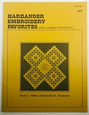 Meier & Watnemo HARDANGER EMBROIDERY FAVORITES Instructions & Patterns VINTAGE