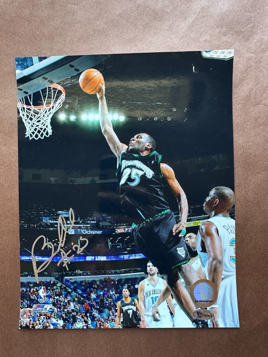 Al Jefferson #25 NBA Basketball Minnesota TIMBERWOLVES Signed Auto
