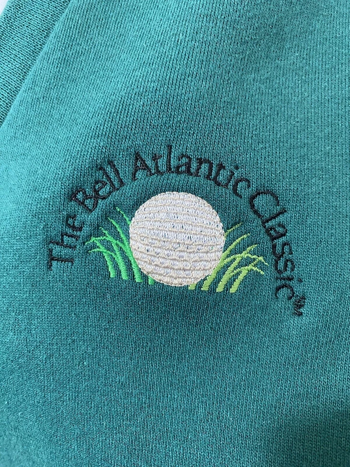 Colete Cross Creek Masculino Decote V Verde Tamanho XL Fabricado nos EUA Bell Atlantic Classic - Imagem 3 de 4