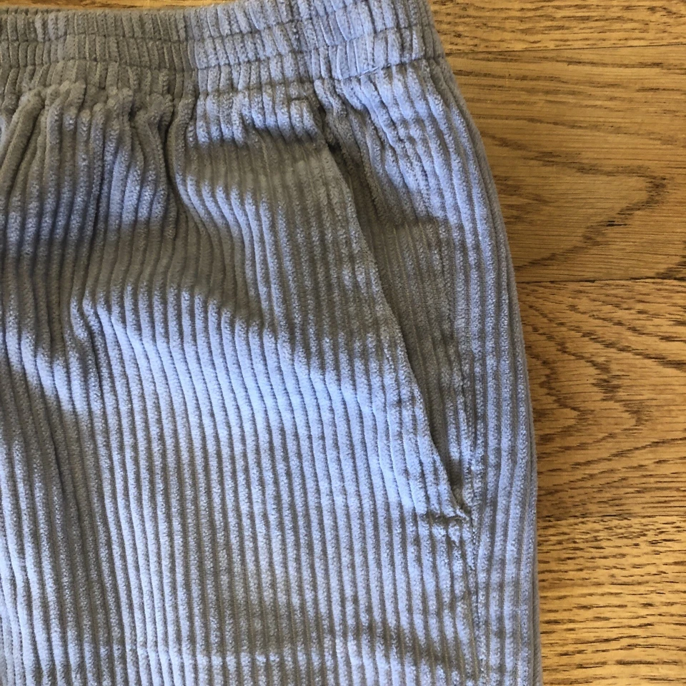 Pantalones de pana Norm Thompson para mujer con puños de piel sintética, FUNKY, vintage, talla 12 Foto 3 de 4