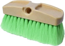 Teravan Green Obround Flow through Scrub Brush for Cleaning-Car Wash Brush with 