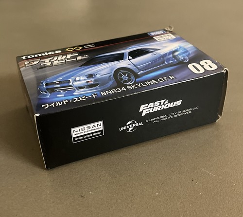 Tomica Premium Unlimited #08 Skyline GT-R FAST & FURIOUS 1:64 Diecast Car BNR34 - Picture 9 of 9